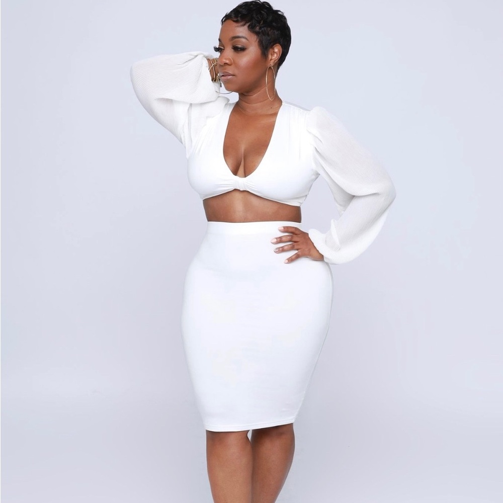White Crop Top